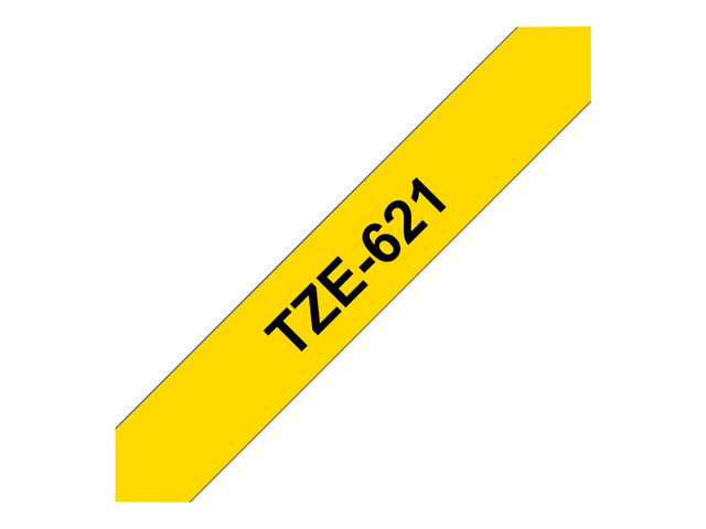 Bekijk afbeelding 3 van BROTHER P-Touch TZE-621 black on yellow 9mm